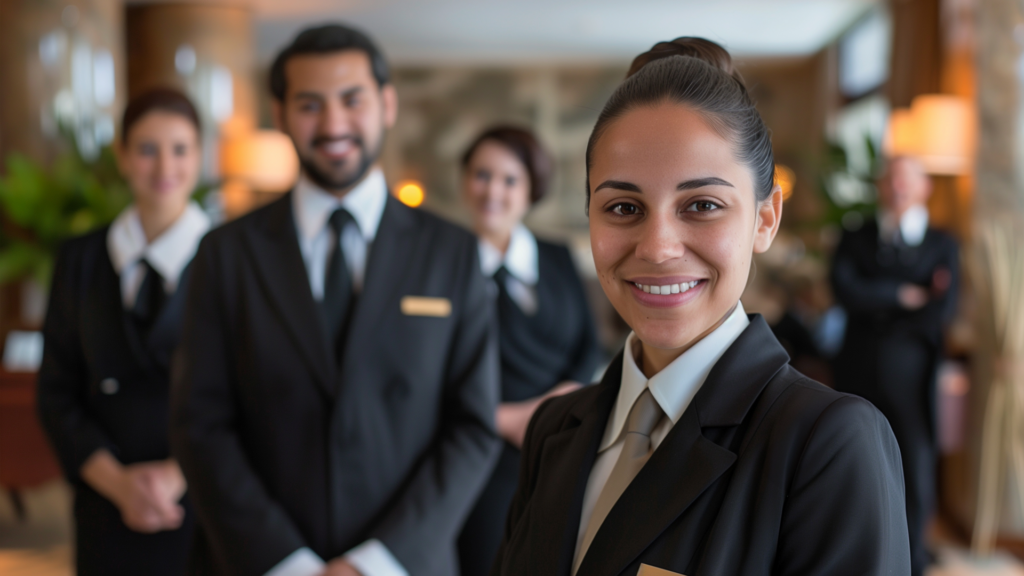 Group of Hotel workers.